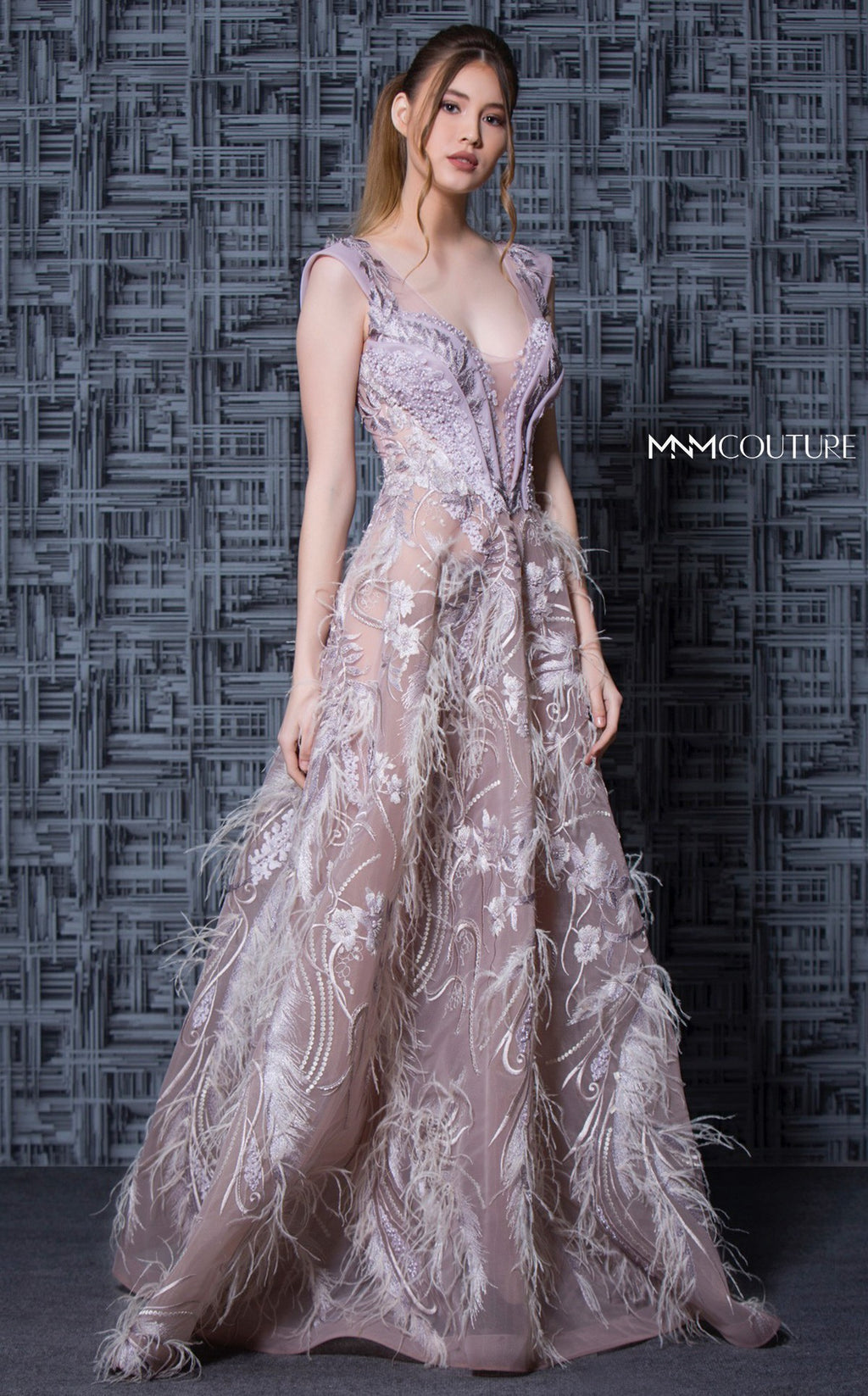 MNM Couture K3615 Embellished A-Line Evening Dress - CYC Boutique