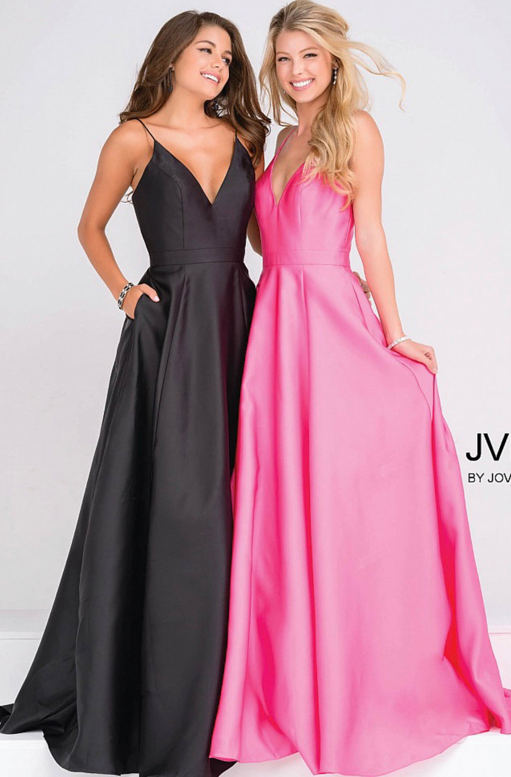 JOVANI JVN48791 Satin Evening Gown - CYC Boutique