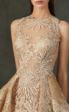 MNM Couture Embroidered A-Line Dress - CYC Boutique