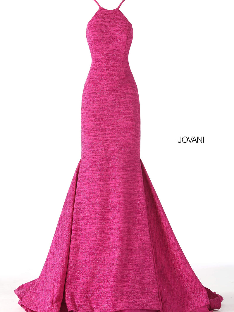JOVANI 65416 Backless Evening Dress - CYC Boutique