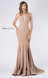 MNM Couture M008 Illusion Neck Trumpet Evening Gown - CYC Boutique