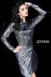 JOVANI 3478 Long Sleeve Short Dress - CYC Boutique