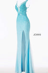 JOVANI 60404 Embellished Deep V-Neck Dress - CYC Boutique