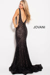 JOVANI 59762 Fitted Plunging Gown - CYC Boutique