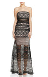 LM Collection Strapless Crochet Lace Gown - CYC Boutique