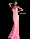 JOVANI 37334 Strapless Lace Gown - CYC Boutique