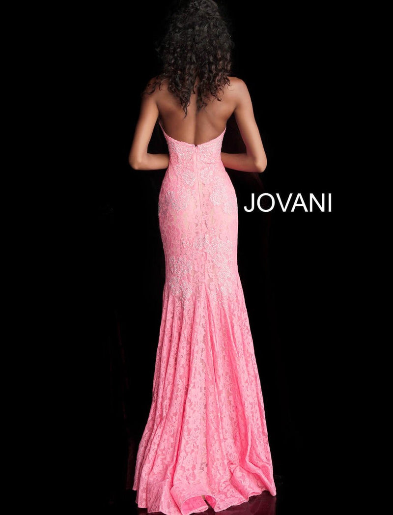 JOVANI 37334 Strapless Lace Gown - CYC Boutique