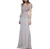 David Meister Crepe V-neck Gown - CYC Boutique