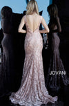 JOVANI 68445 Lace Plunging Neckline Evening Dress - CYC Boutique