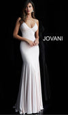 JOVANI 63563 Embellished Backless Dress - CYC Boutique