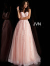 JVN by JOVANI Embroidered Strapless Ballgown JVN66970 - CYC Boutique