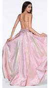 Cinderella Divine CR834 Strapless Metallic Dress - CYC Boutique